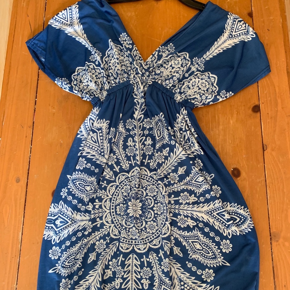 Floral silky dress